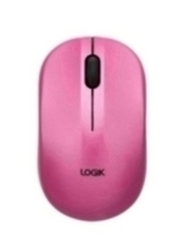 Logik LMWLPK13 Wireless Optical Mouse - Pink